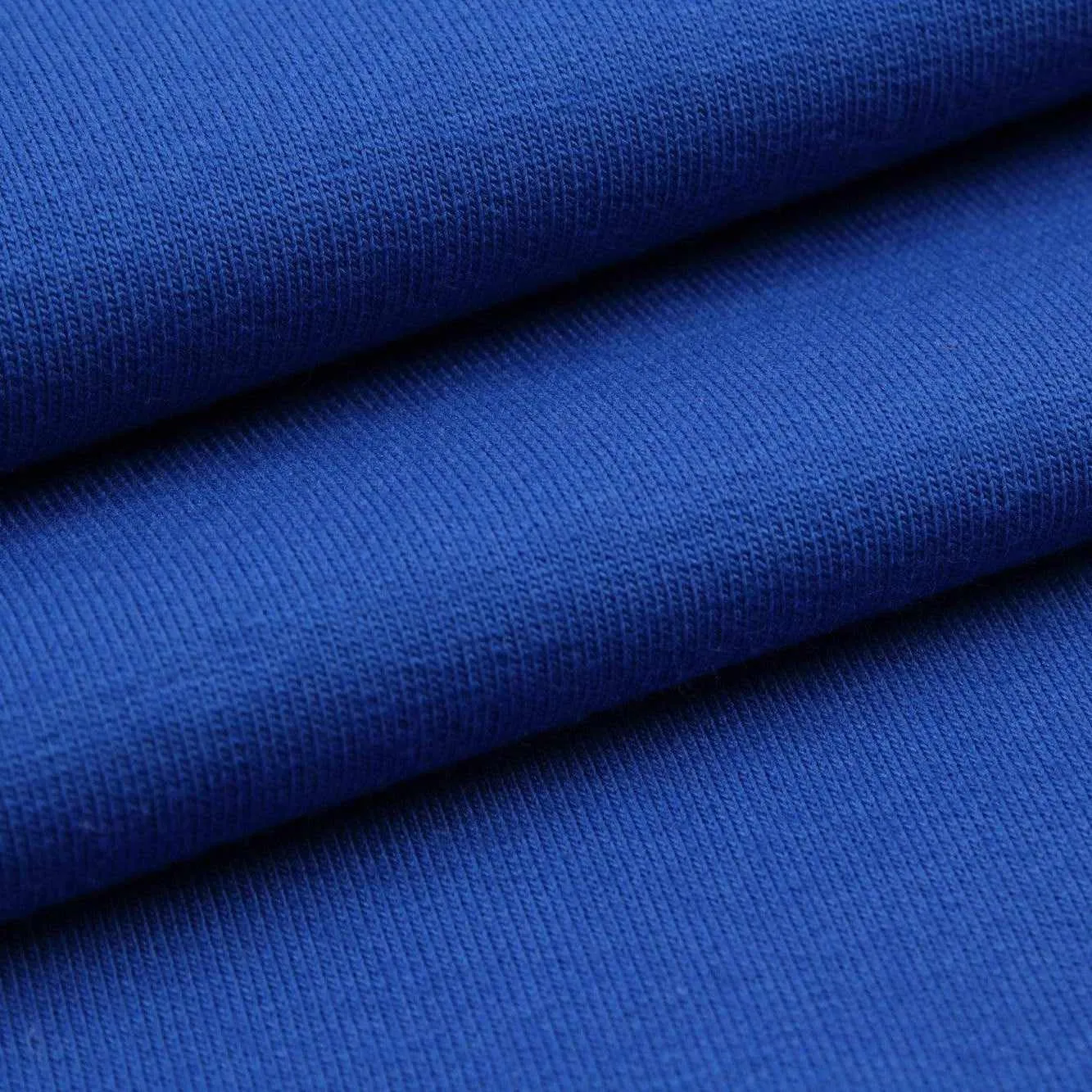 11.5 Mts Roll - Brushed Fleece Organic Cotton (Electric Blue) - OFFER: 7,50€/Meter