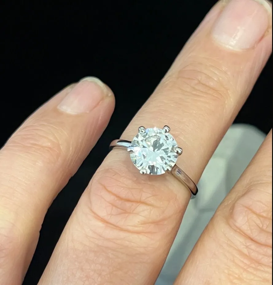 1950s Solitaire 1.90ct G / VS2 Diamond Ring