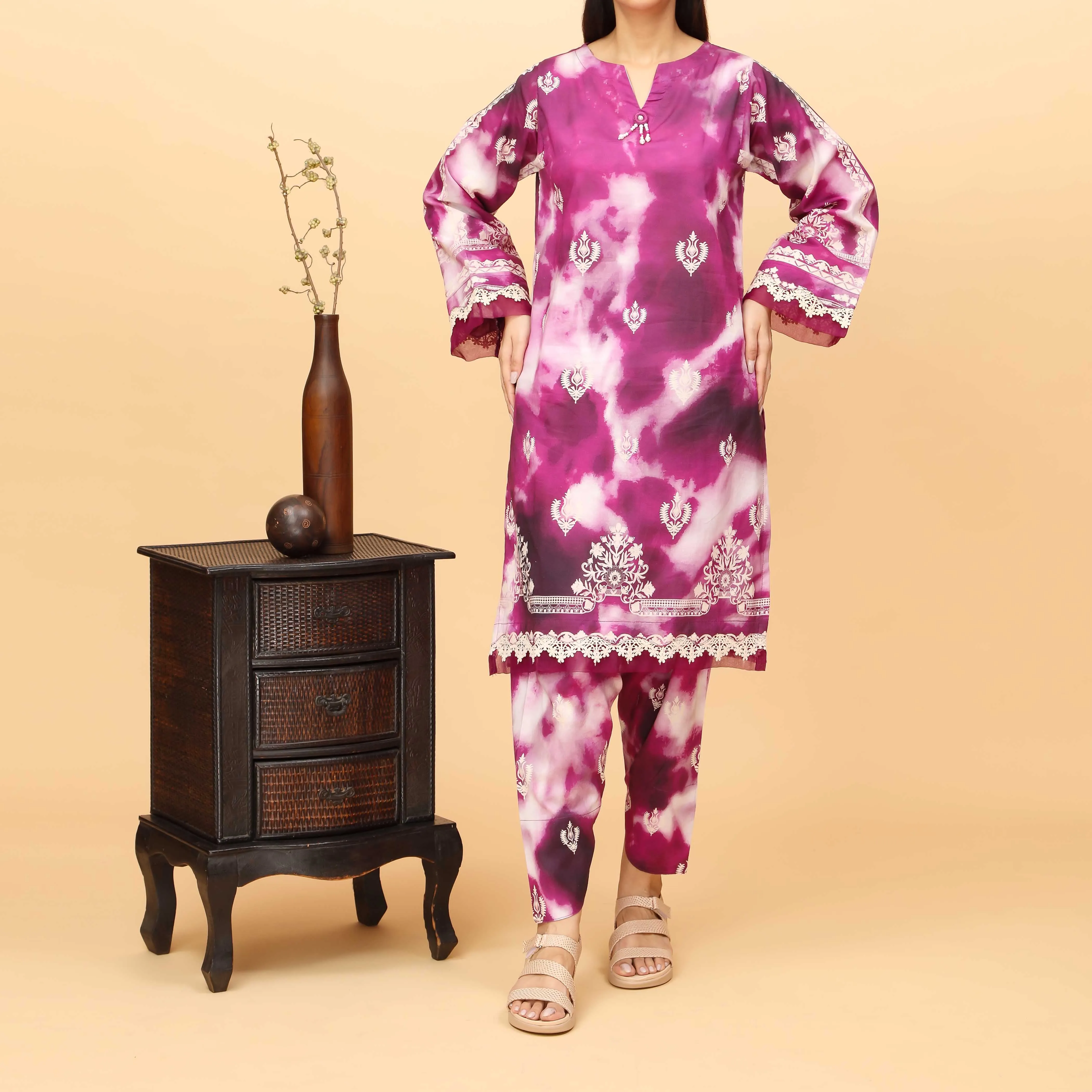 2PC Digital Printed Lawn Suit PS4399