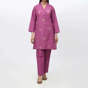 2PC- Embroidered Khaddar Suit PW3043