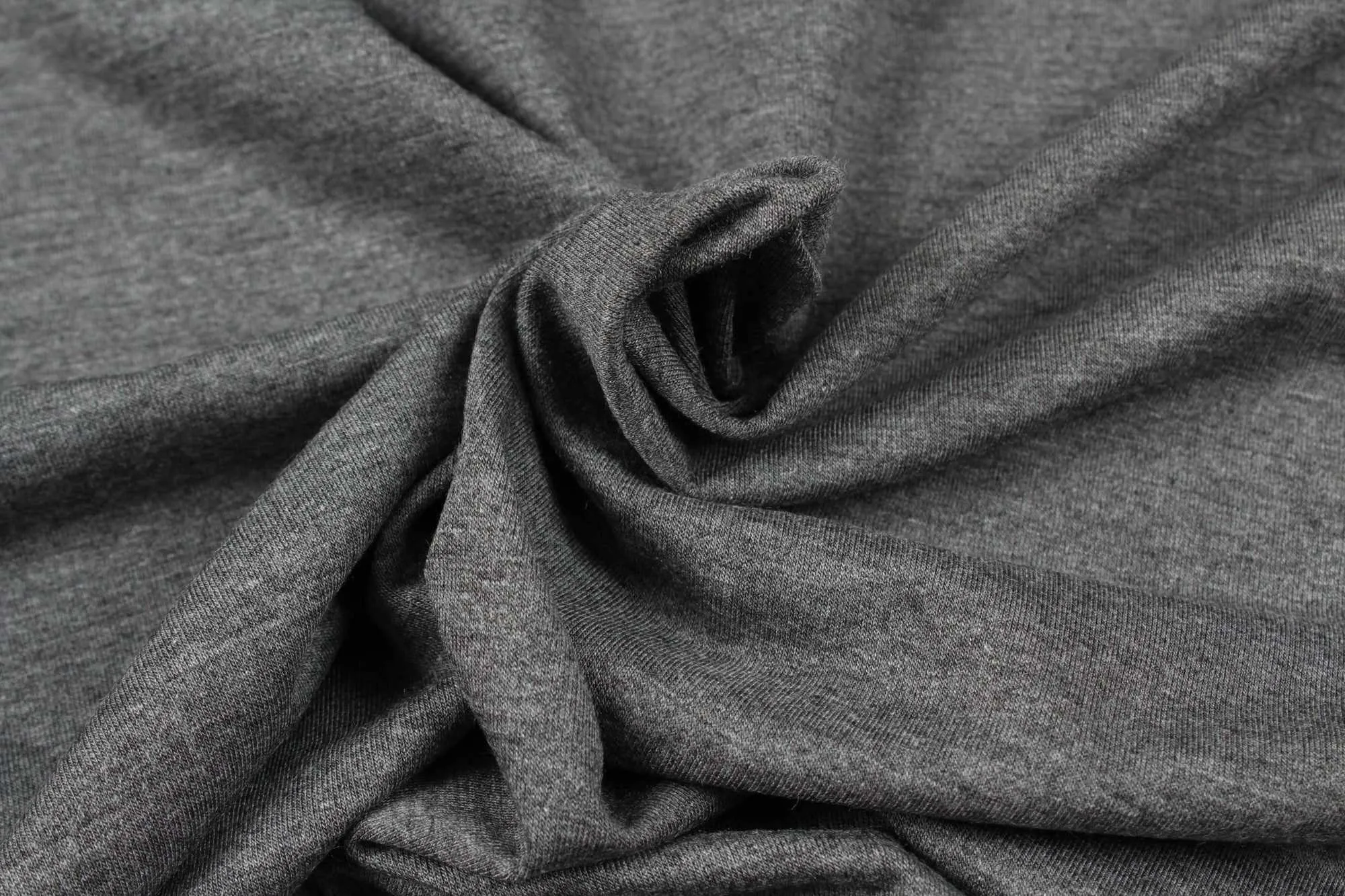 6 Mts Roll - Bamboo Cold Jersey - Stretch (Dark Grey) - OFFER: 8.75€/MT