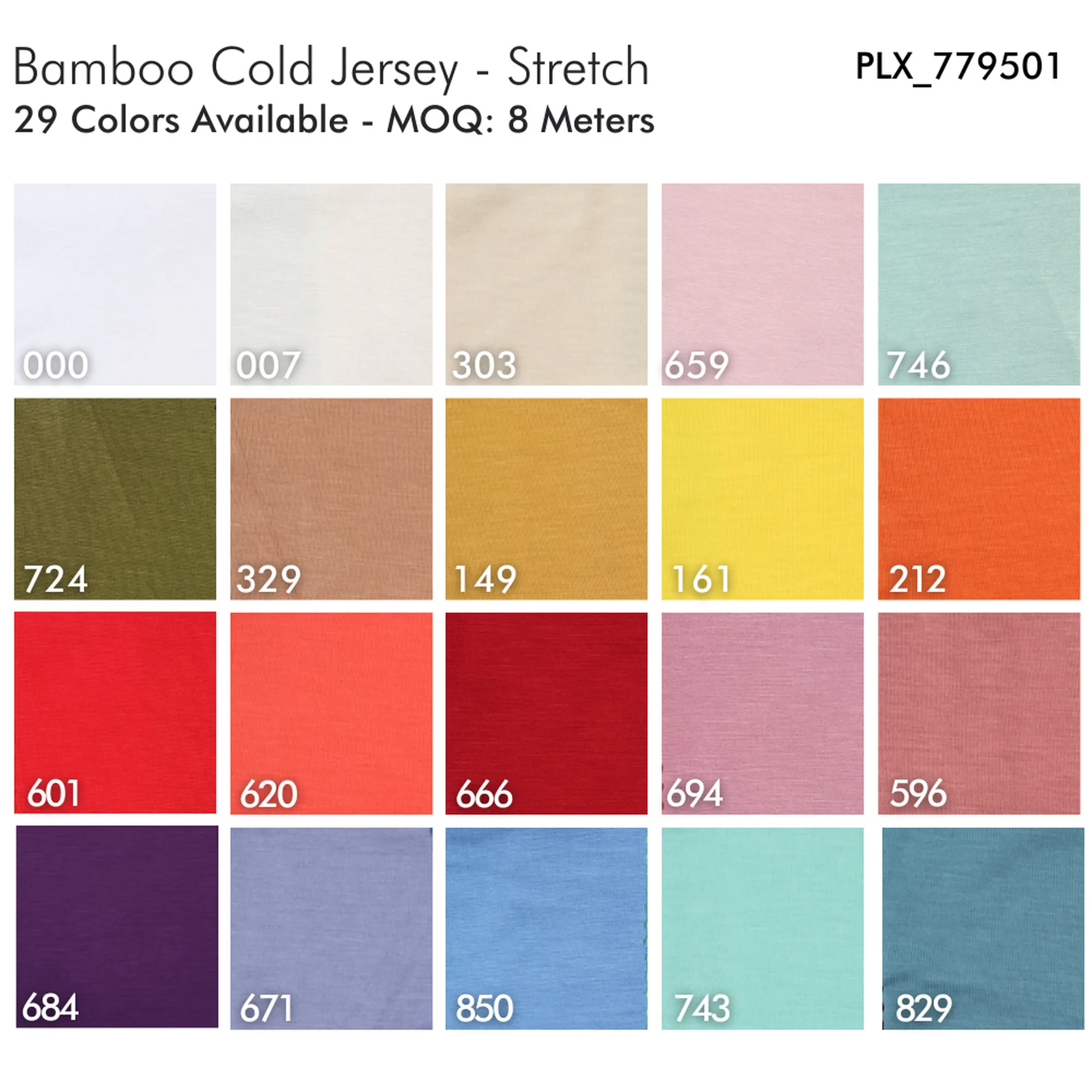 7 Mts Roll - Bamboo Cold Jersey - Stretch (Red) - OFFER: 8.75€/MT