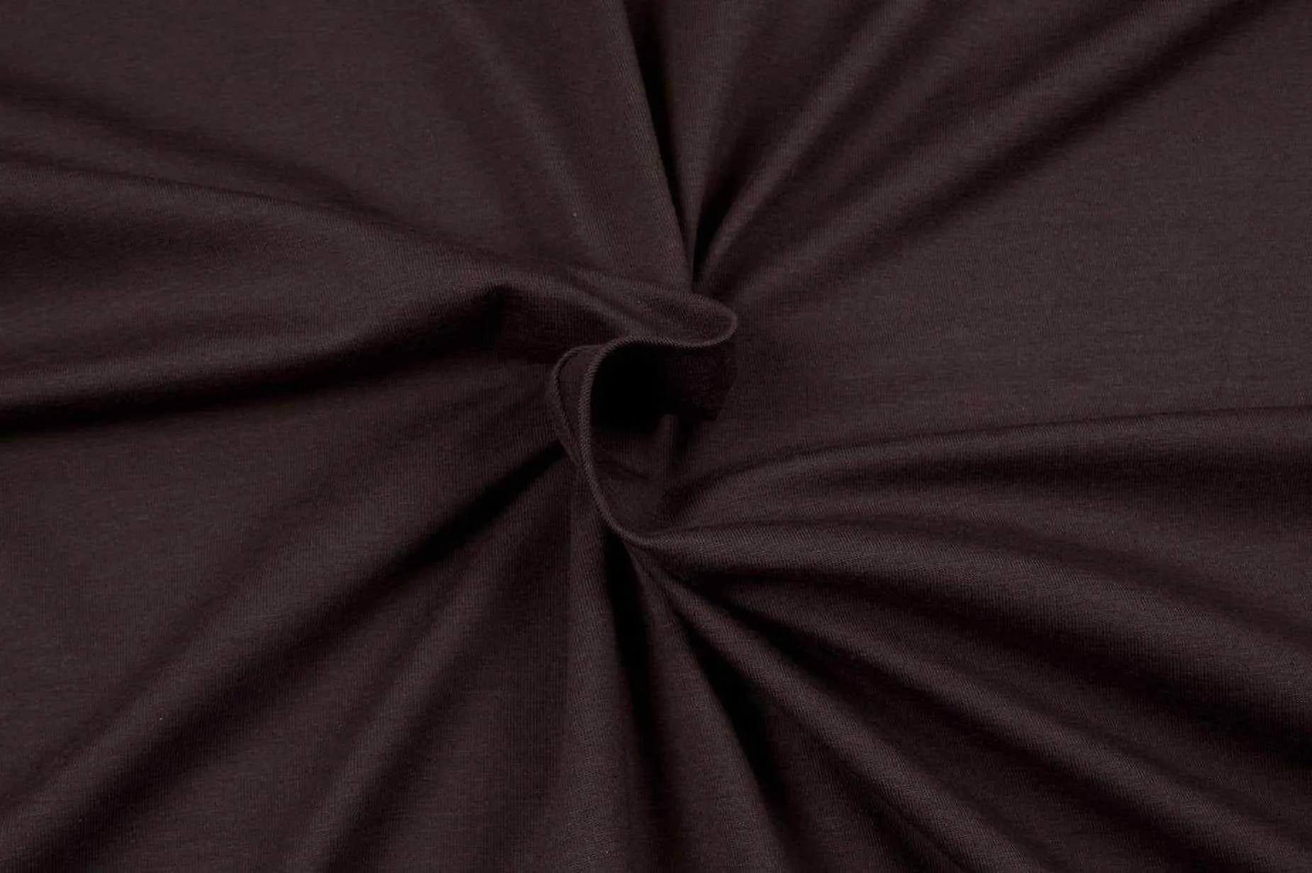 9 Mts Roll - Brushed Fleece Organic Cotton (Dark Brown) - OFFER: 7,50€/Meter