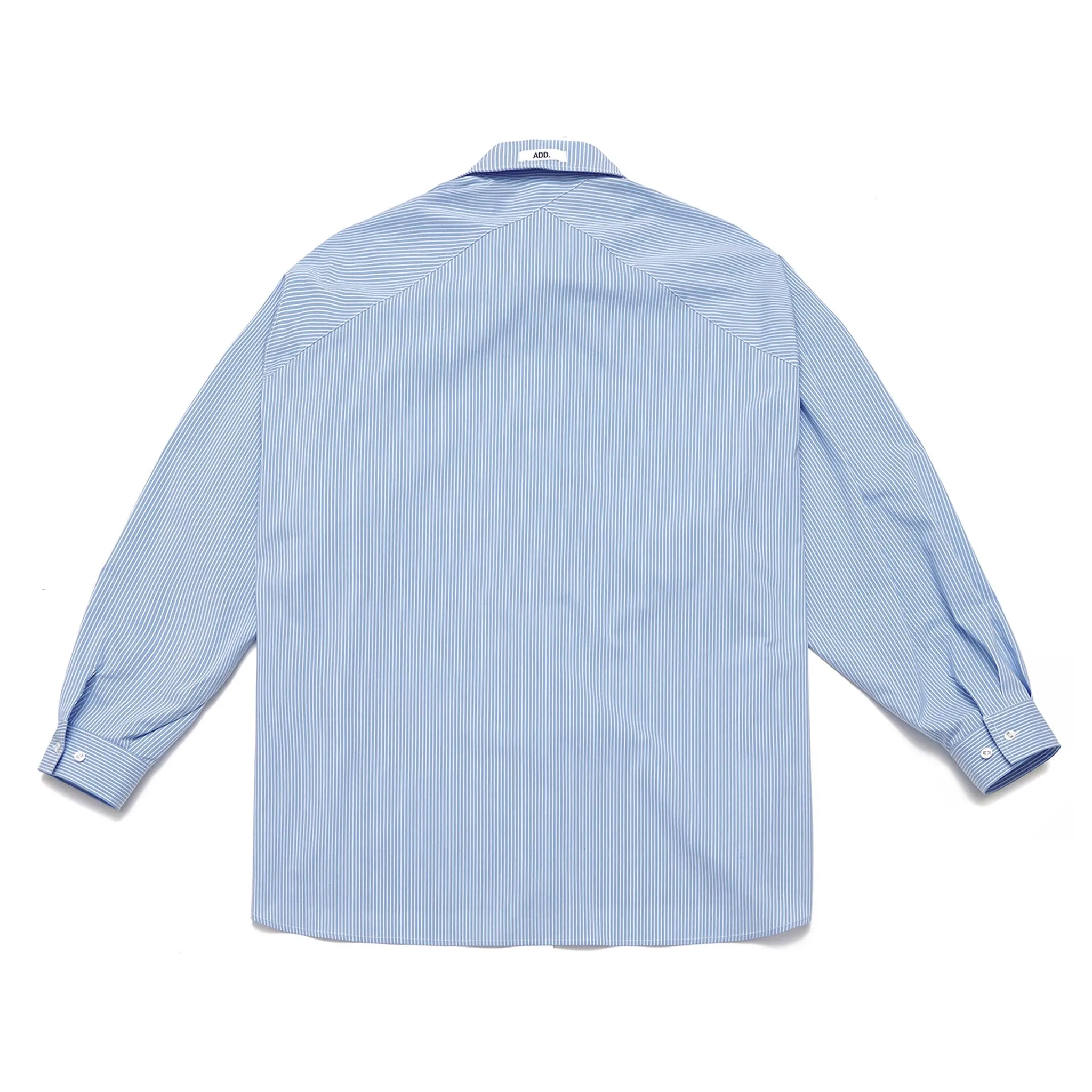 ADD Cutout Stripe Avantgarde Shirt Blue