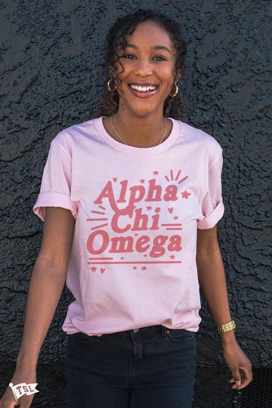 Alpha Chi Omega Lovely Tee