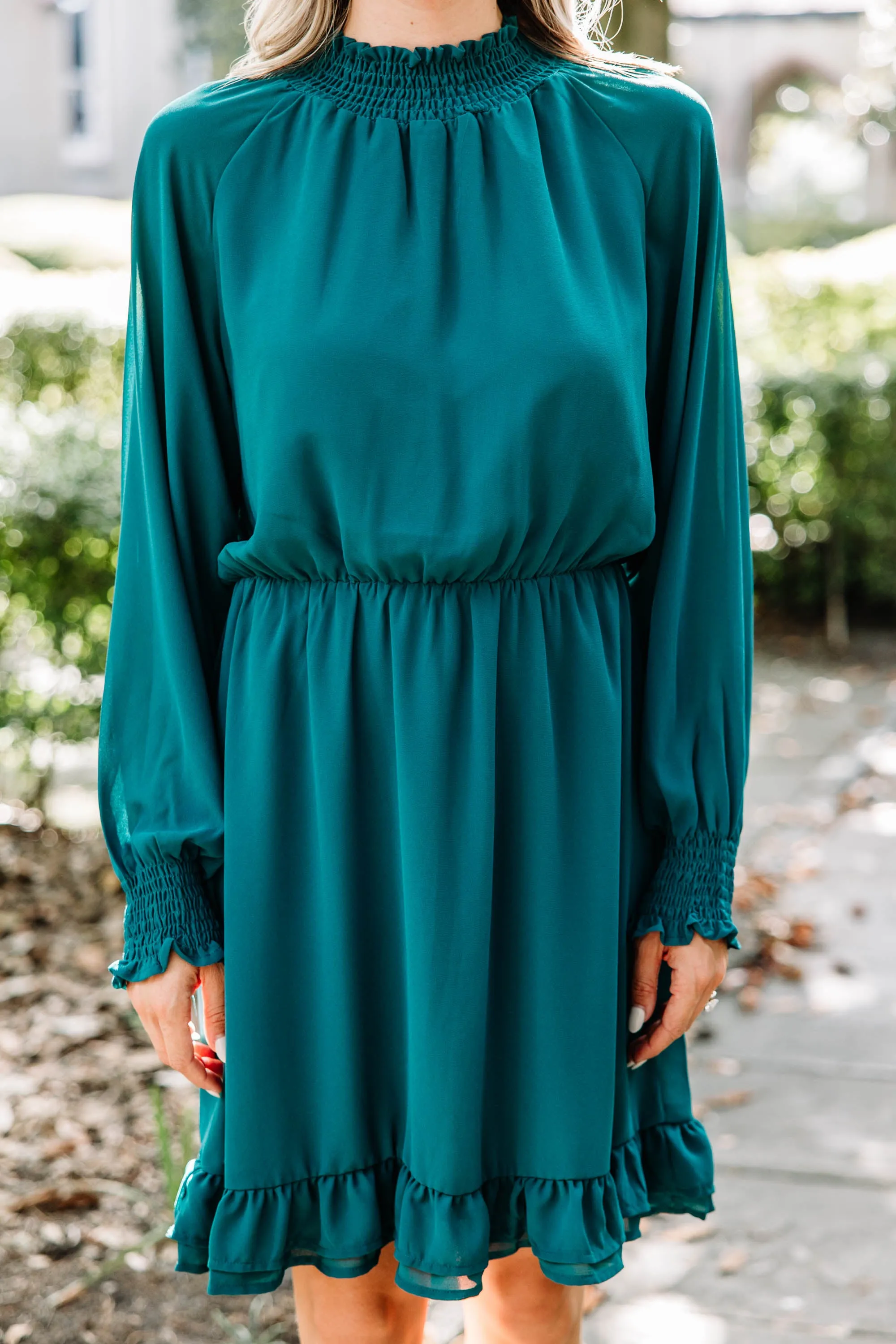 Always Evolving Teal Blue Dress