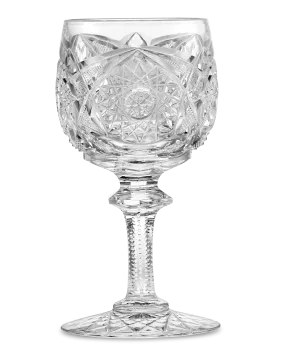 American Brilliant Cut Glass Goblet