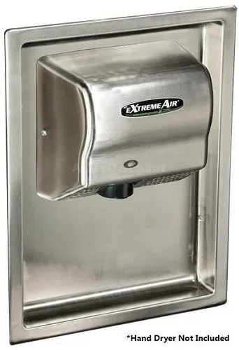 AMERICAN DRYER® ADA-RK Recess Kit (Wall Box) - Brushed (Satin) Stainless Steel (HAND DRYER NOT INCLUDED)