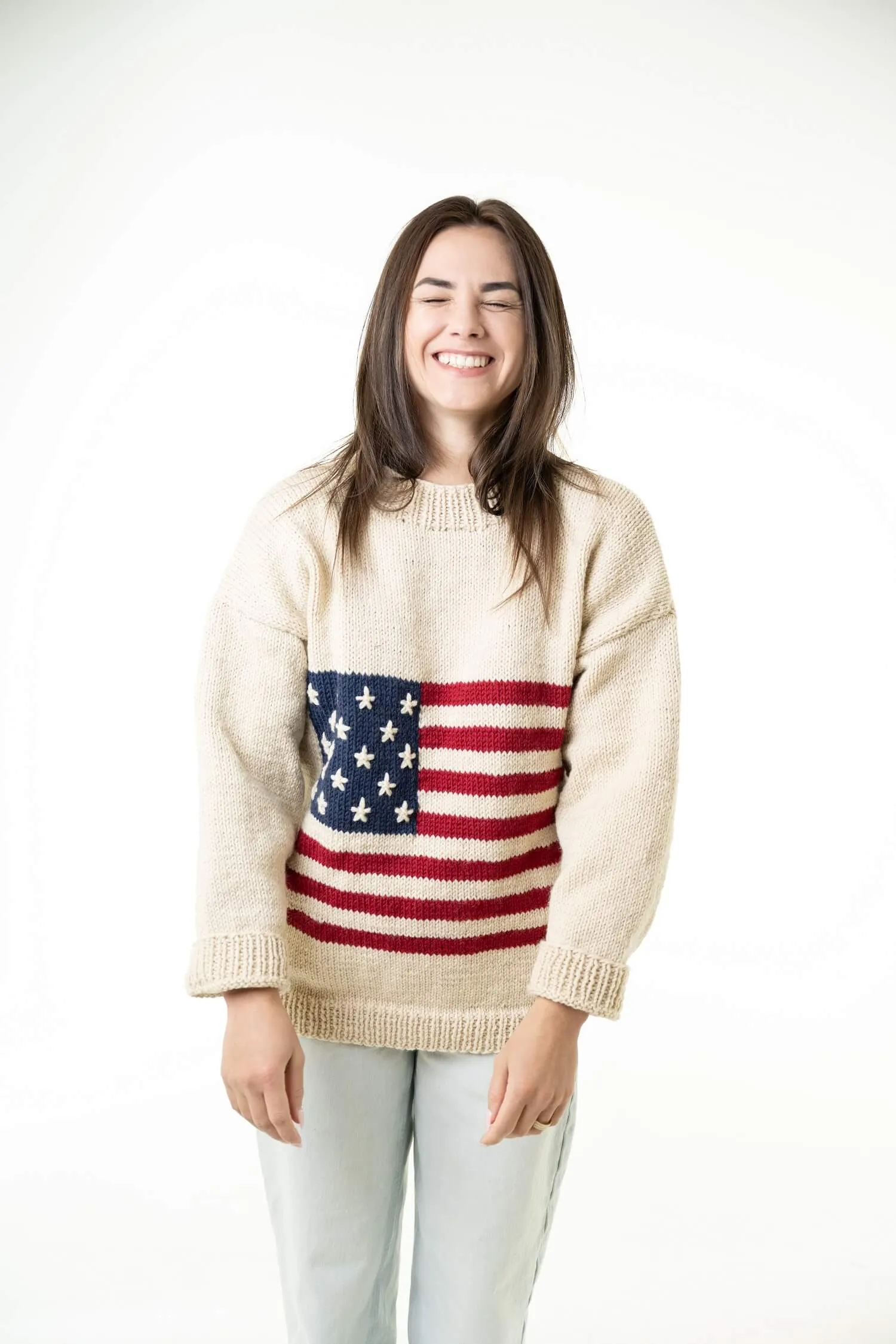 American Flag Sweater (Knit)