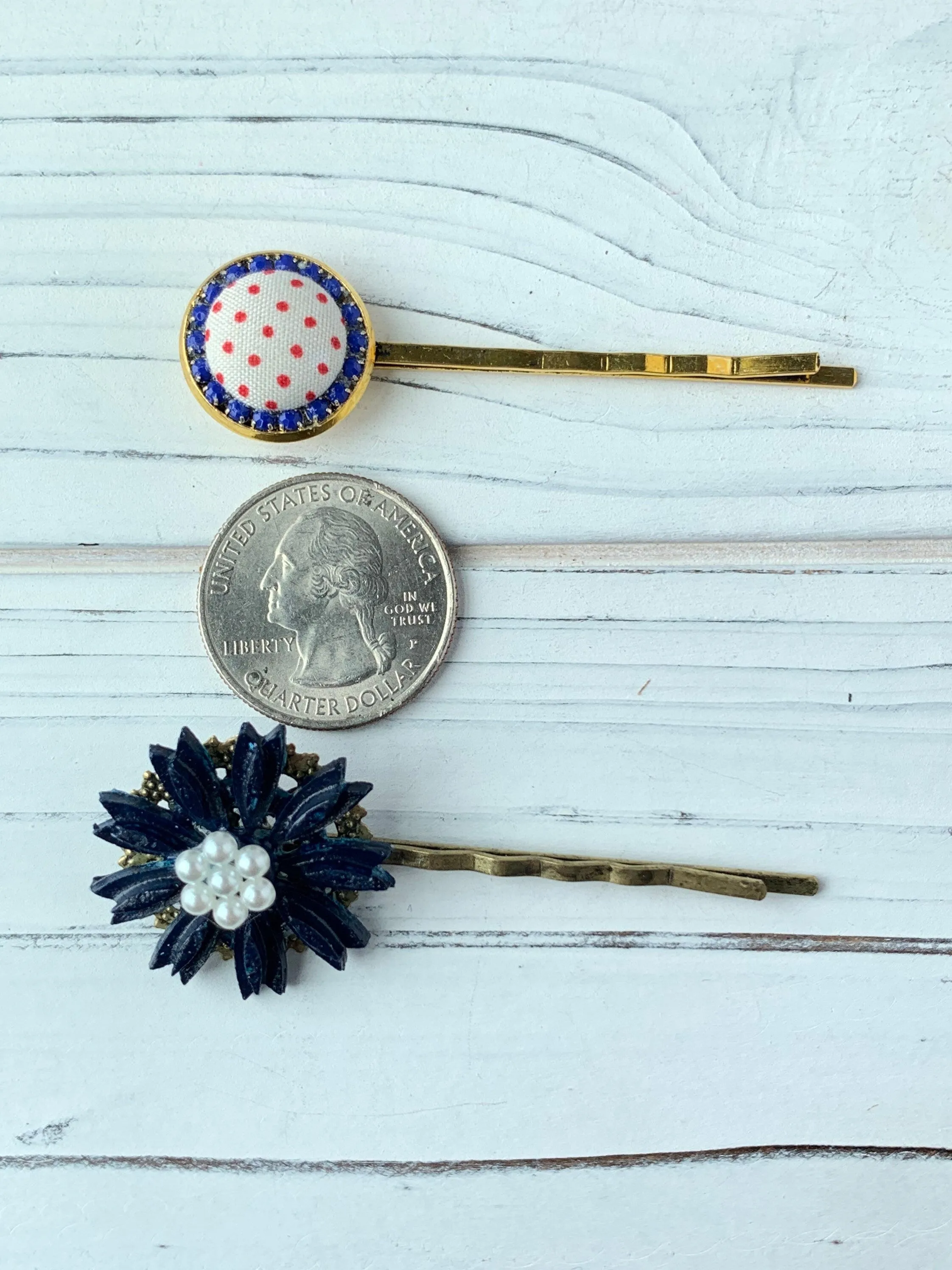 Americus Patriotic Hair Pin Set #4