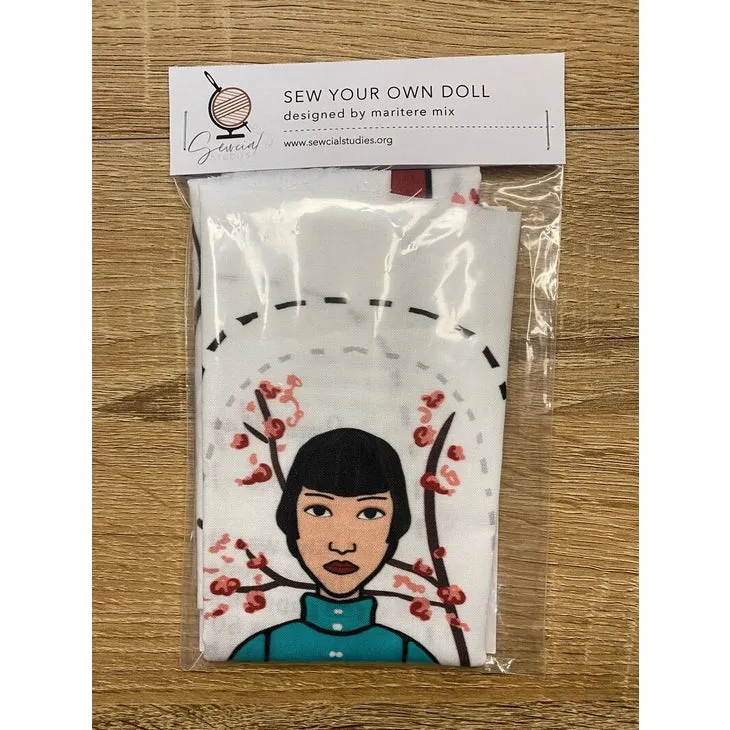 Anna May Wong DIY Doll Fabric