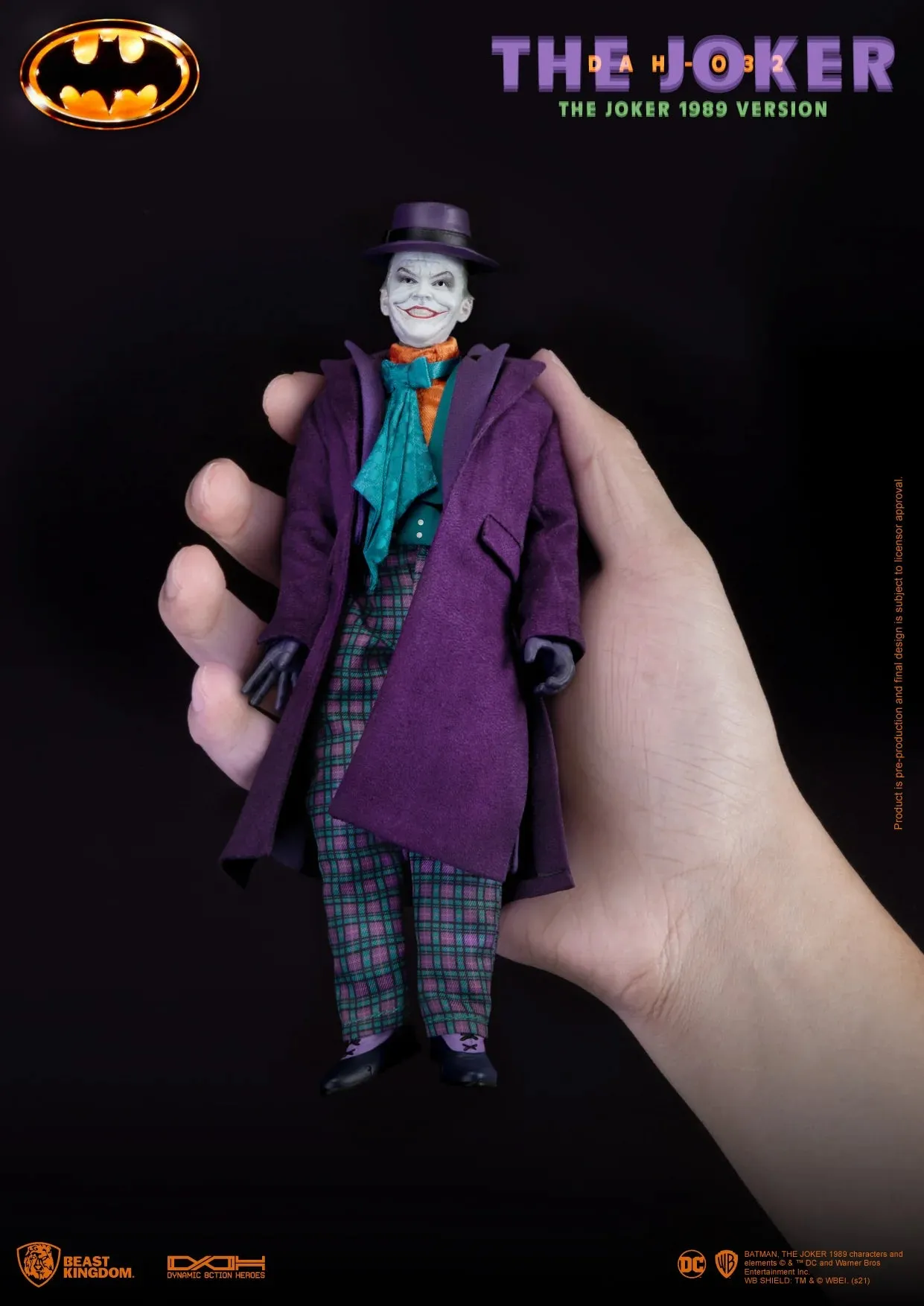 Batman 1989 The Joker DAH-032 Dynamic 8-Ction Heroes Action Figure - Beast Kingdom