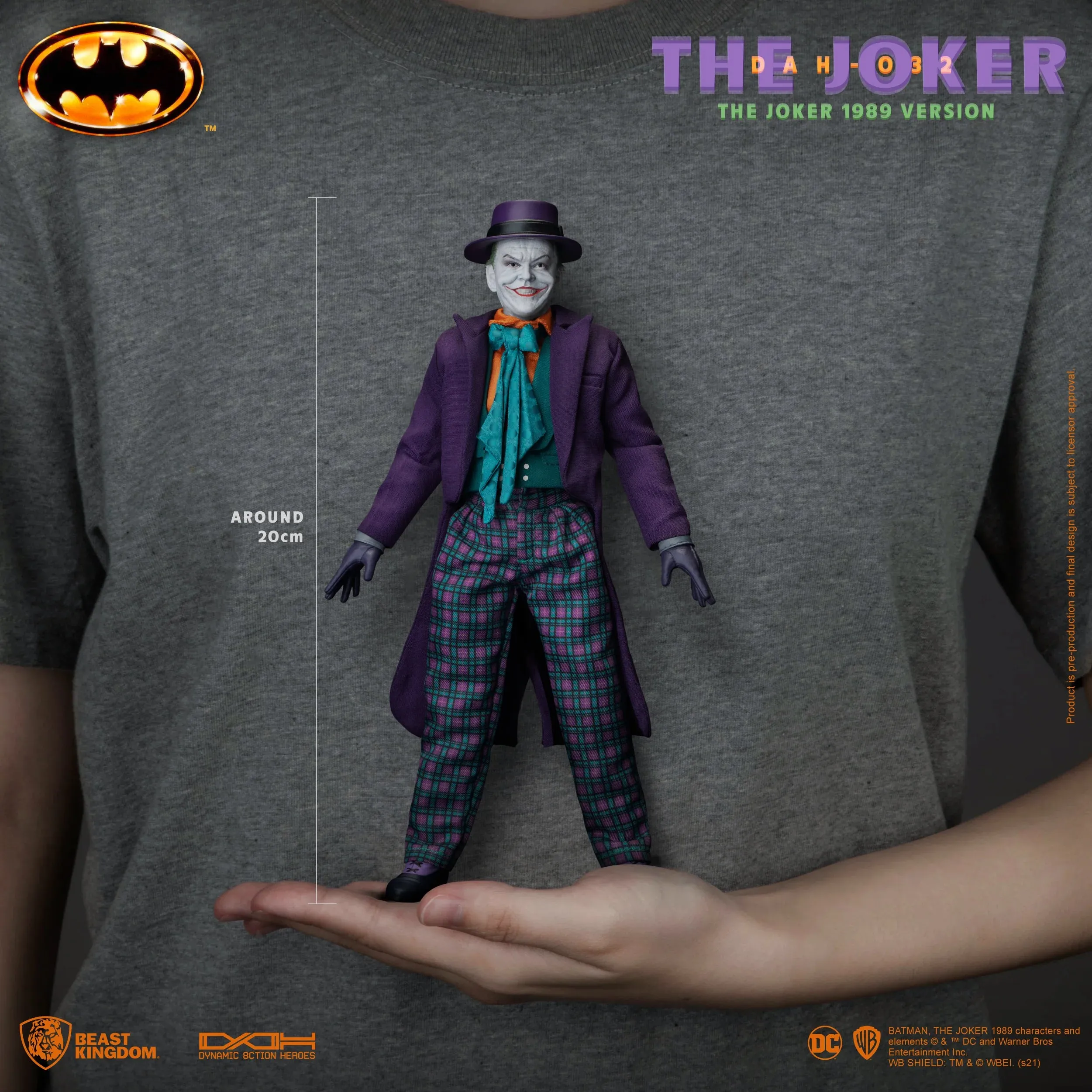 Batman 1989 The Joker DAH-032 Dynamic 8-Ction Heroes Action Figure - Beast Kingdom