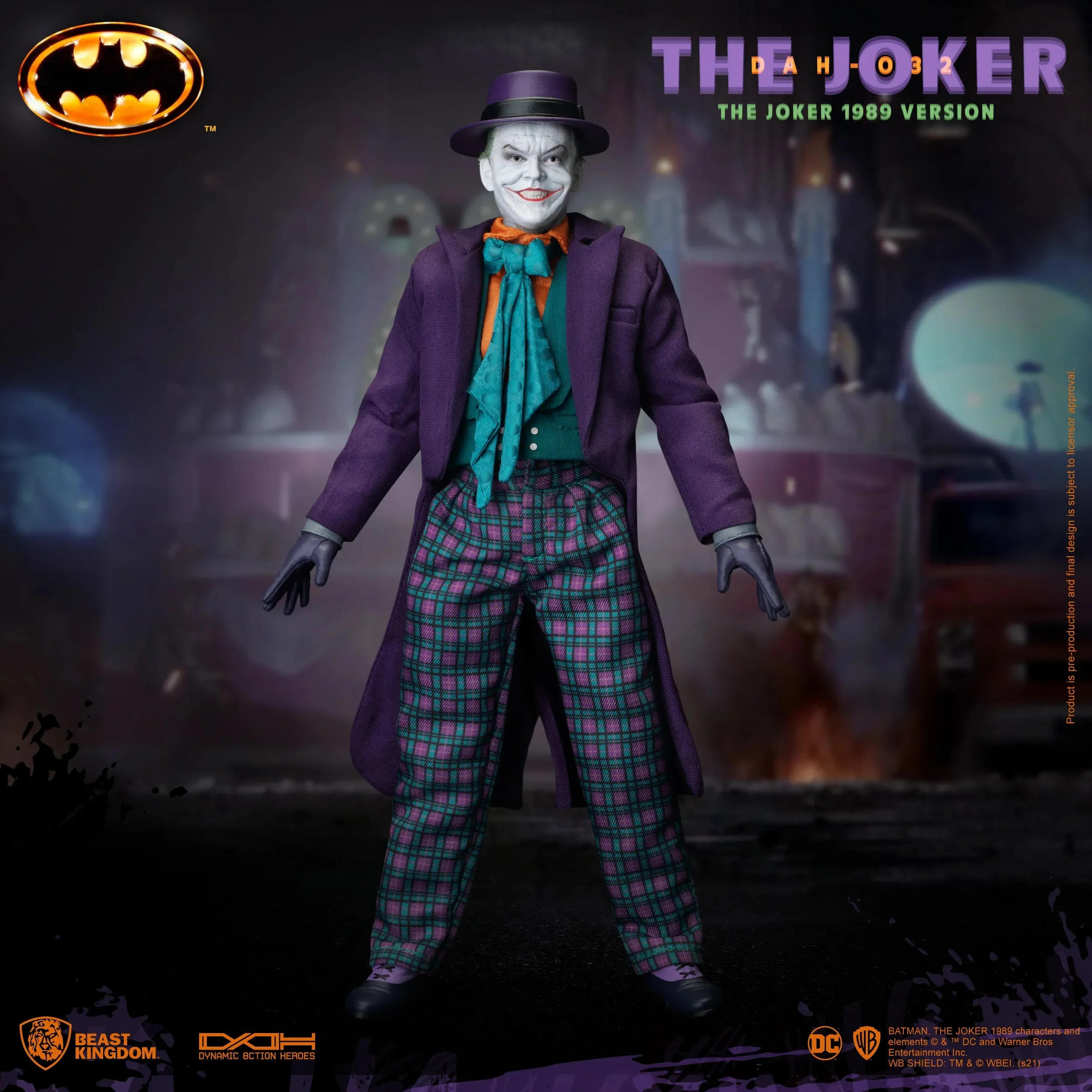 Batman 1989 The Joker DAH-032 Dynamic 8-Ction Heroes Action Figure - Beast Kingdom