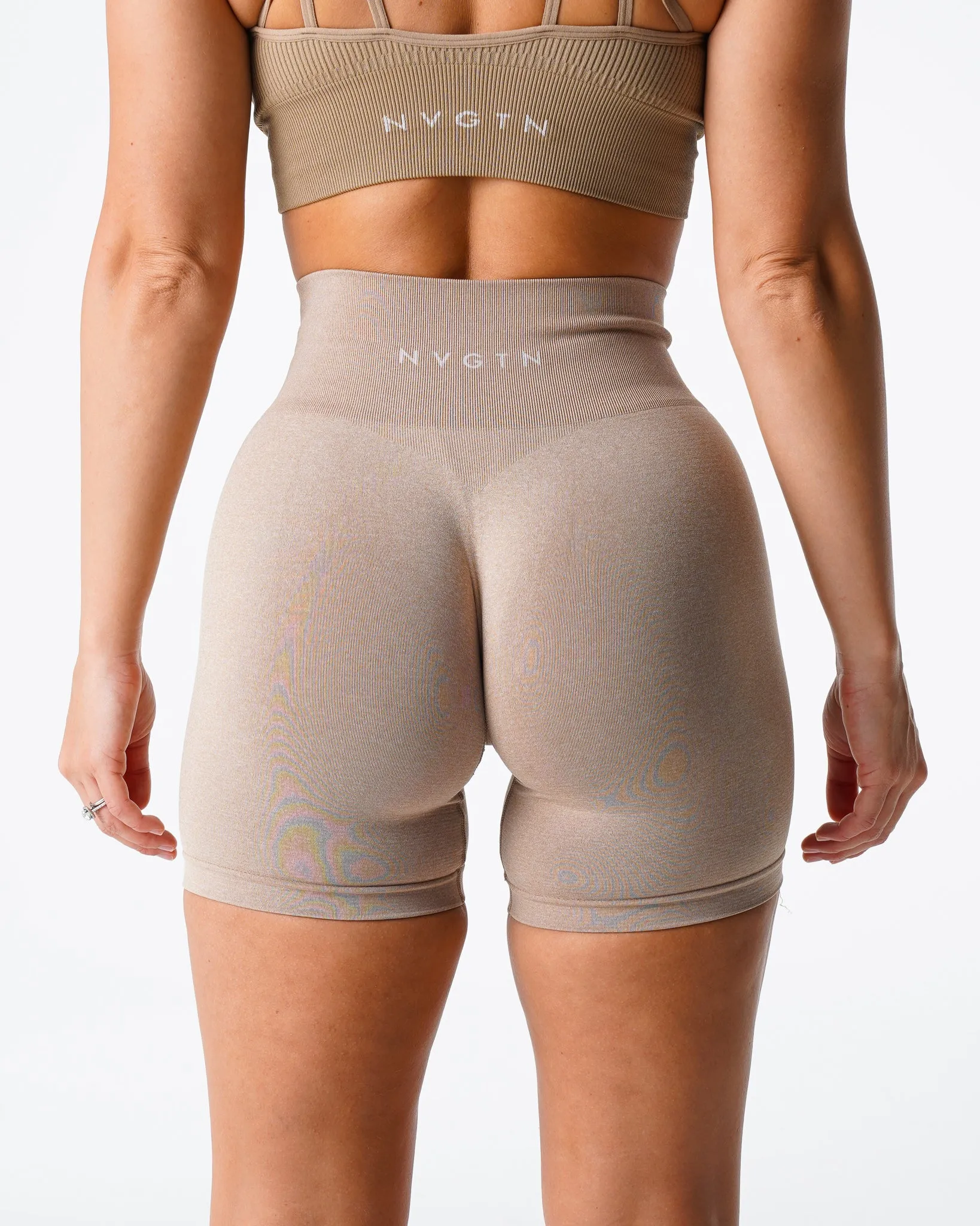 Beige Pro Seamless Shorts