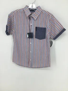 Ben Sherman Child Size 8 Multi-Color Stripe Shirt - boys