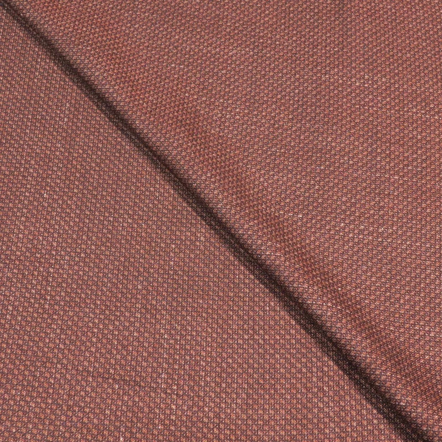 Birdseye Brown Ermenegildo Zegna Suiting Fabric