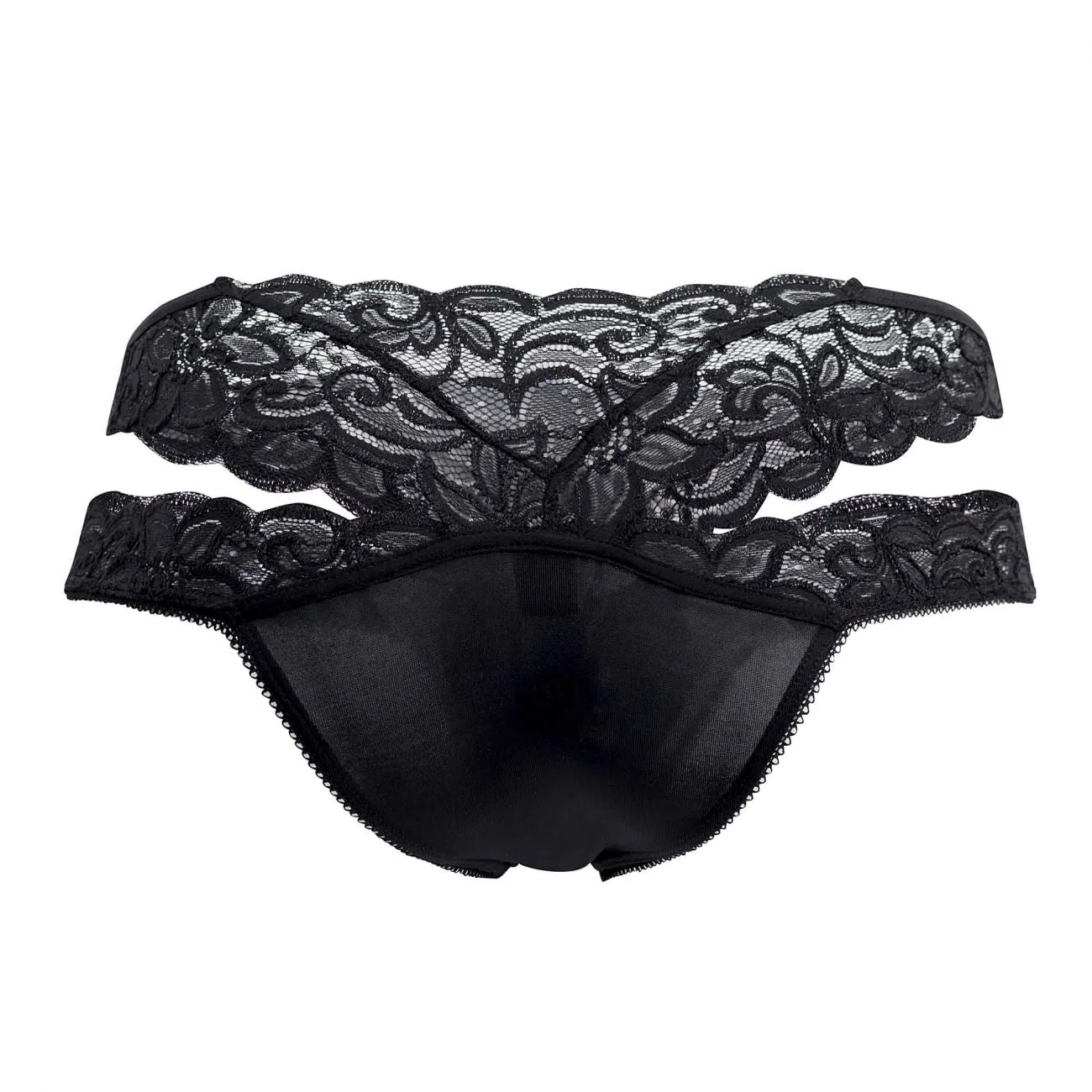 CandyMan 99487 Lace Double Bikini Black