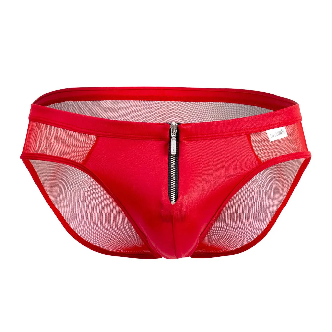 CandyMan 99500 Zipper-Mesh Bikini Color Red