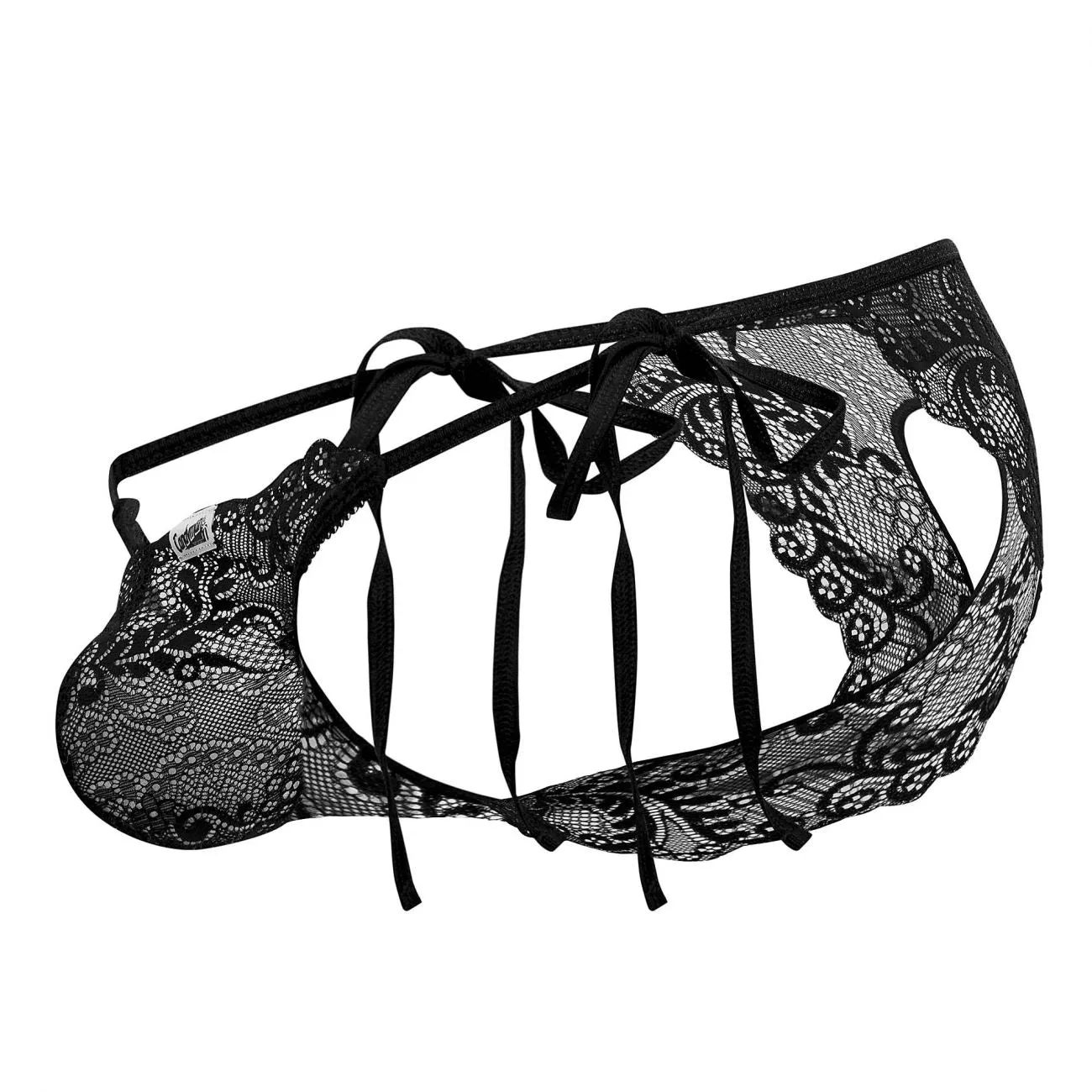 CandyMan 99579 Lace Heart Bikini Black