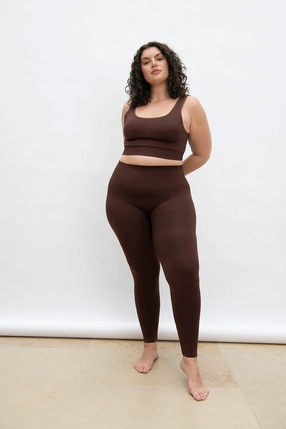 Curve Ultimate Seamless Bralette - Chocolate Brown