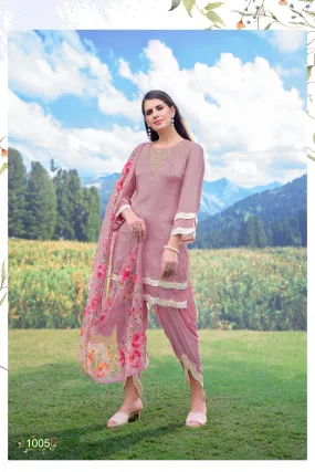 DEVISHI LILAC HEAVY SUIT SET WITH TULIP PANTS