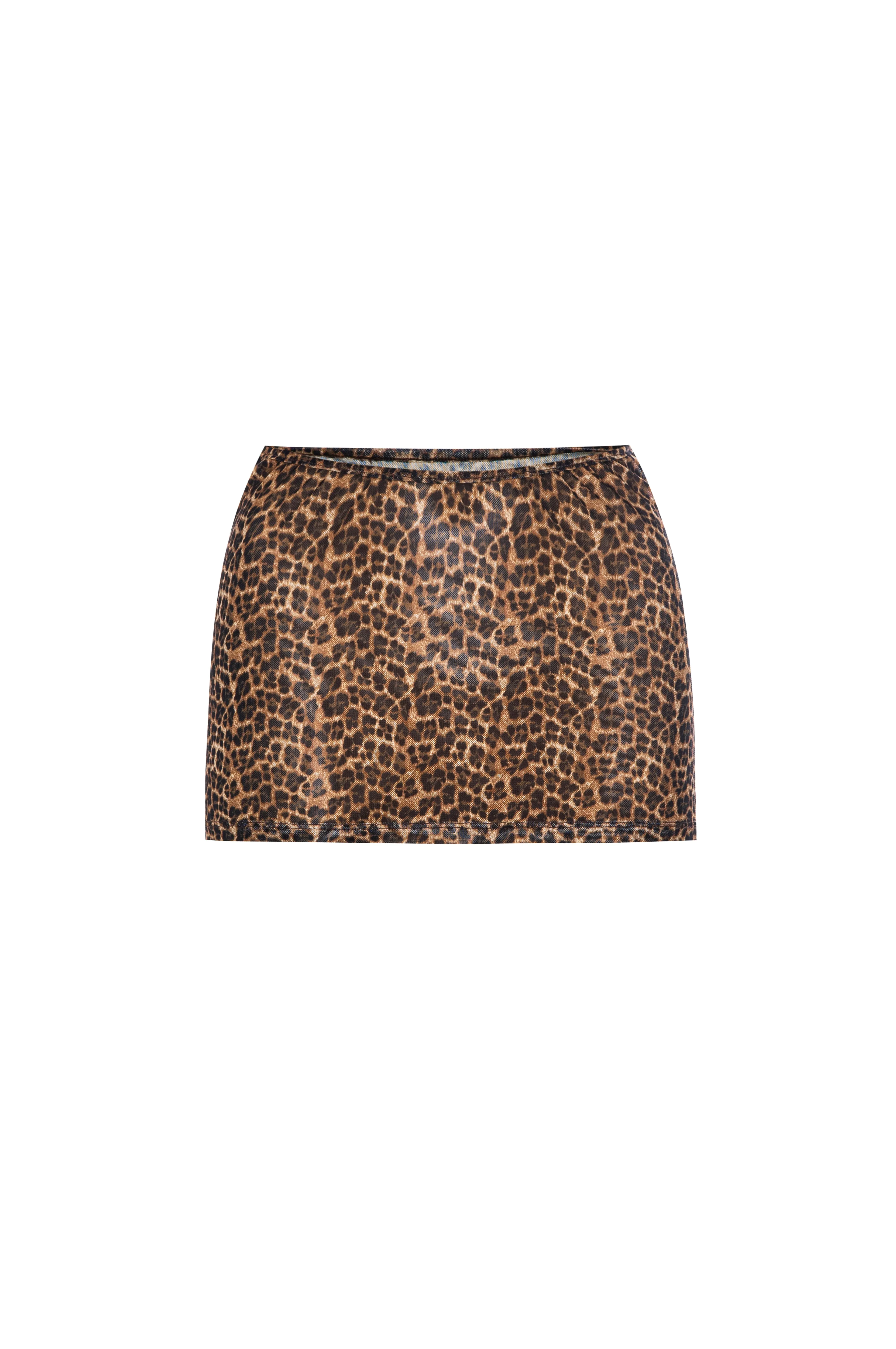 ELEKTRA SKIRT - LEOPARD