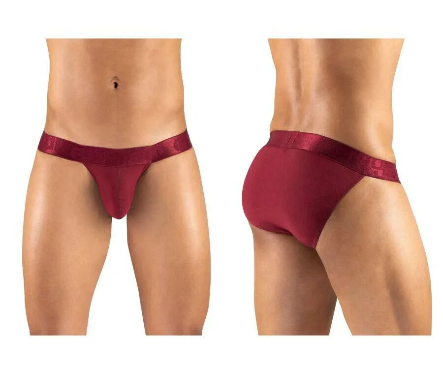 ErgoWear Bikini Brief MAX XV Quick Dry Low-Rise Briefs Burgundy 1170 31