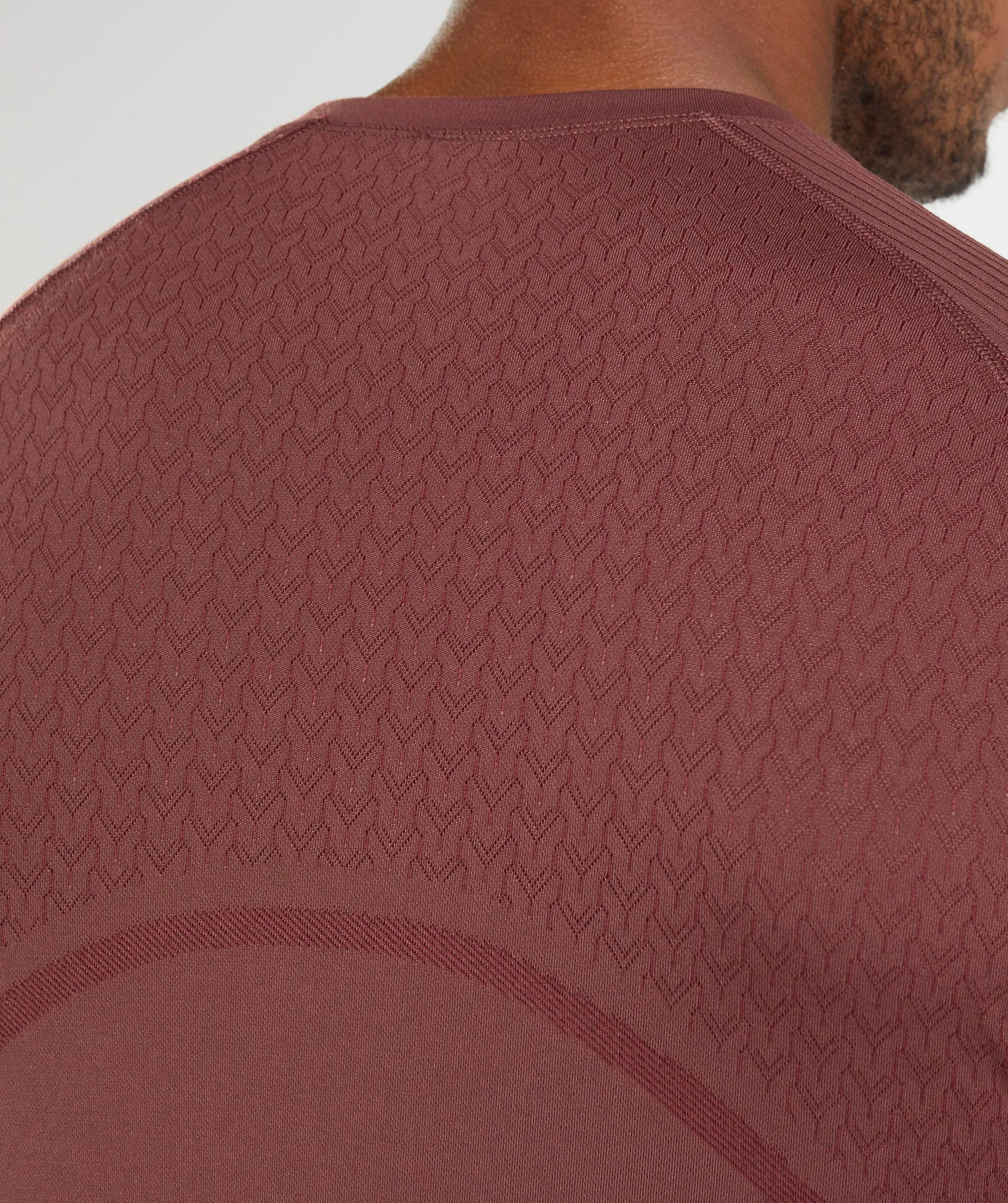 Gymshark 315 Long Sleeve T-Shirt - Cherry Brown