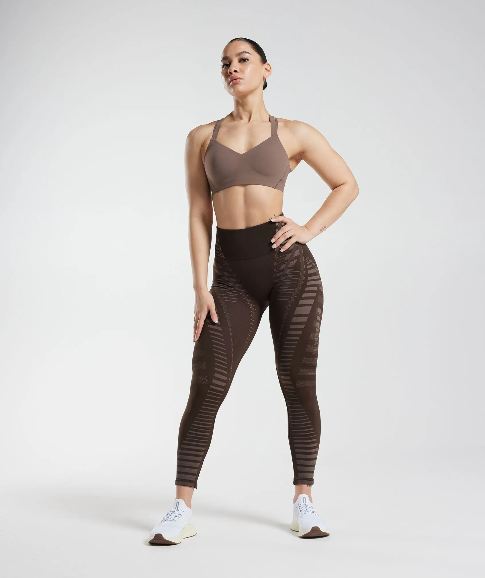 Gymshark Apex Limit Leggings - Archive Brown/Truffle Brown