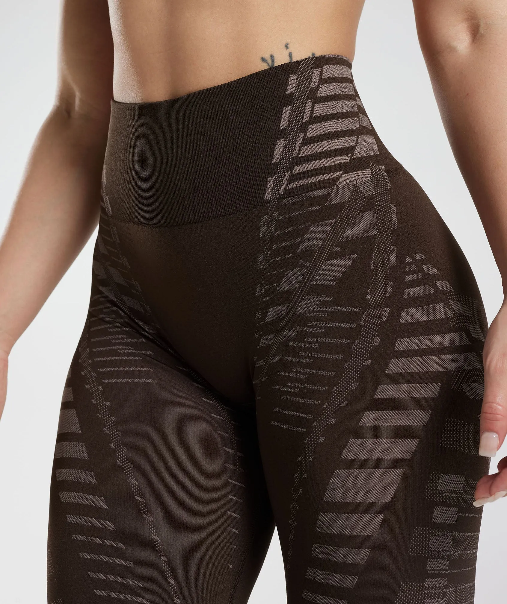 Gymshark Apex Limit Leggings - Archive Brown/Truffle Brown