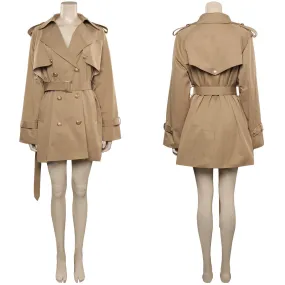 jacket Cosplay Costume Outfits Fantasia Halloween Carnival Party Disguise Suit coat Khaki