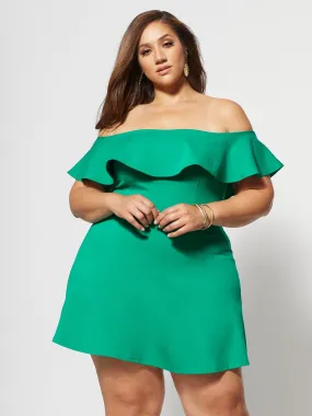 Josie Off The Shoulder Fit and Flare Dress