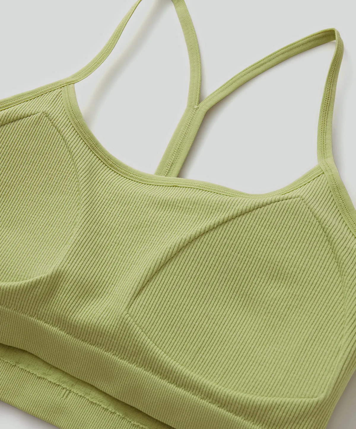 Joyful Pop Seamless Knit Racerback Bra Top