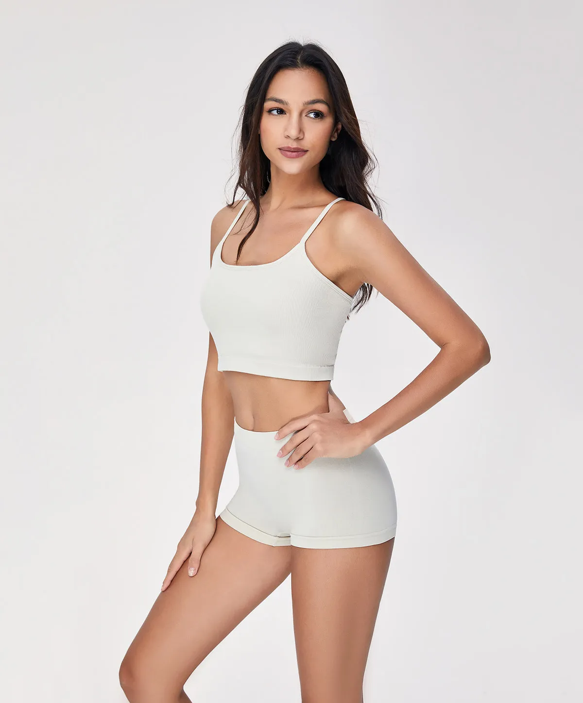 Joyful Pop Seamless Knit Racerback Bra Top