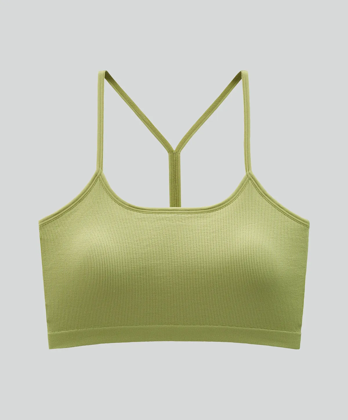 Joyful Pop Seamless Knit Racerback Bra Top