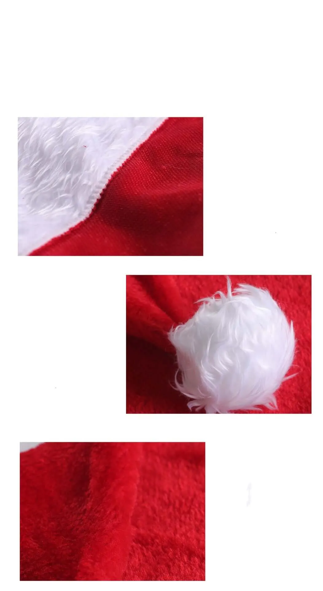 LED Light Plush Christmas Hat - Luminous Santa Hat for Kids & Adults