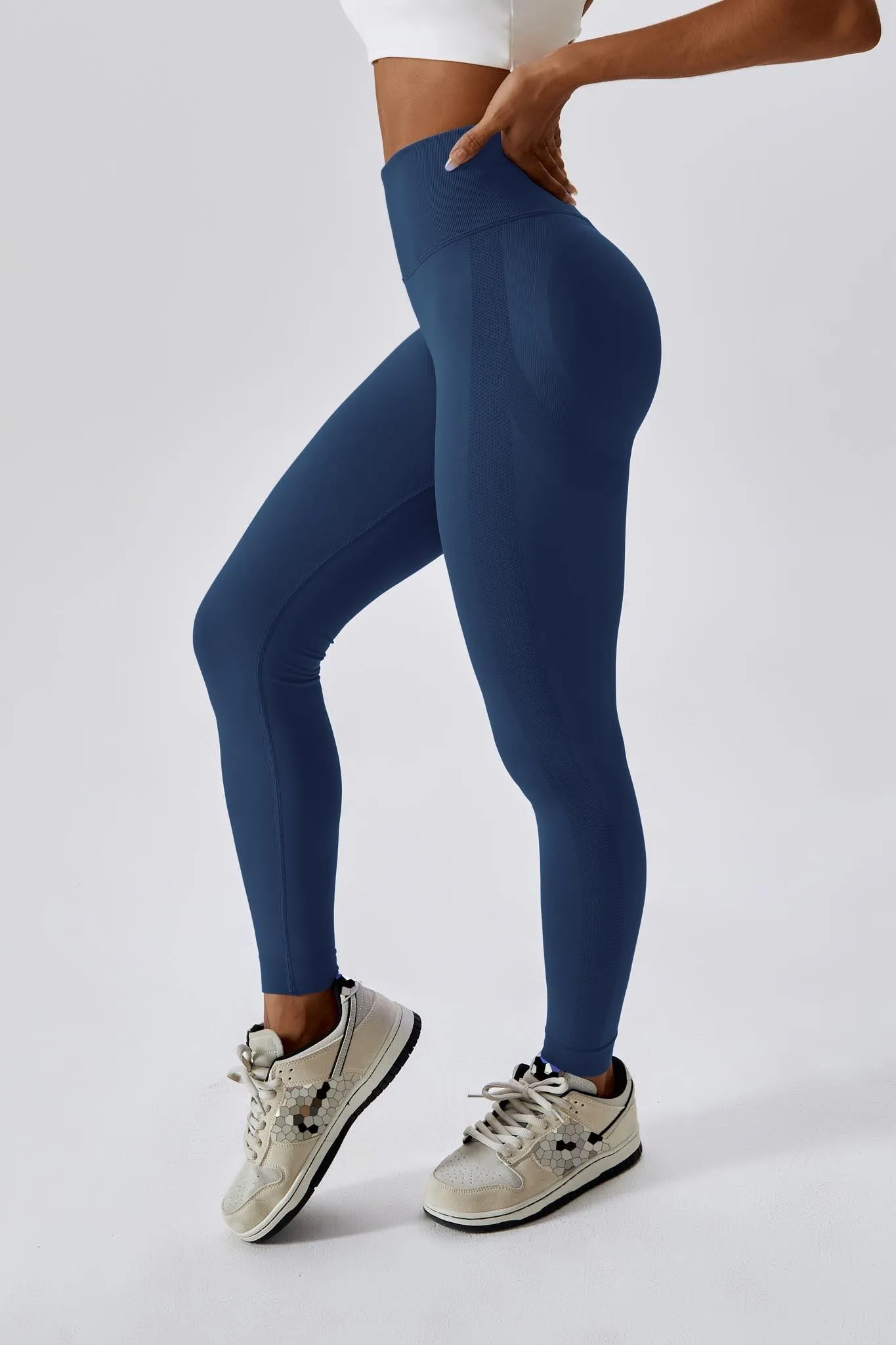 Leila Seamless Leggings - Navy (FINAL SALE)