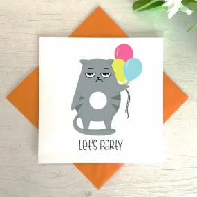 Let's Party Birthday Greeting Card