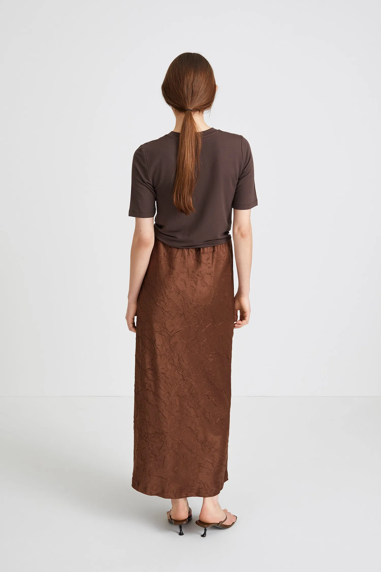 MABEL SKIRT - BROWN