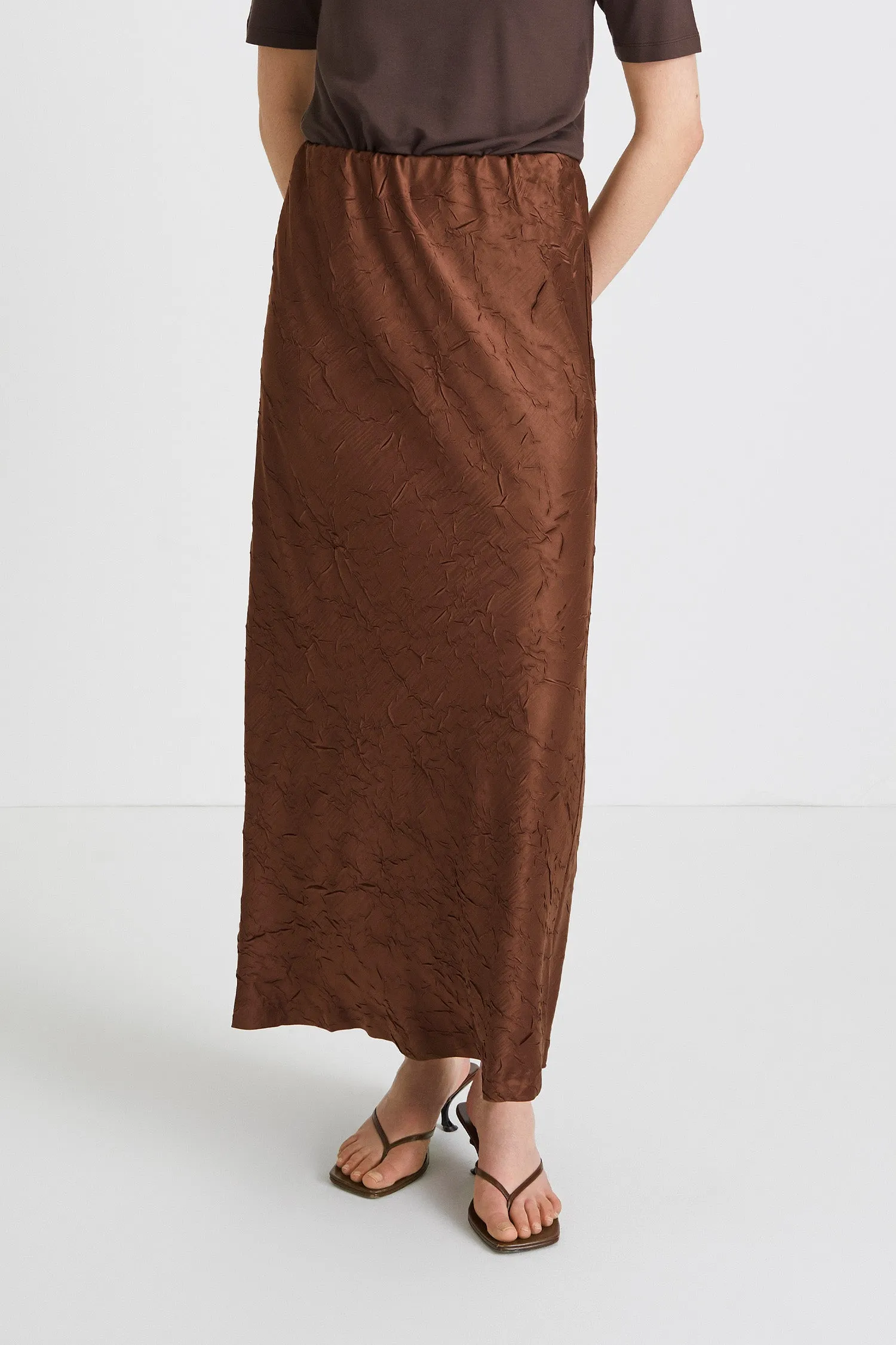 MABEL SKIRT - BROWN