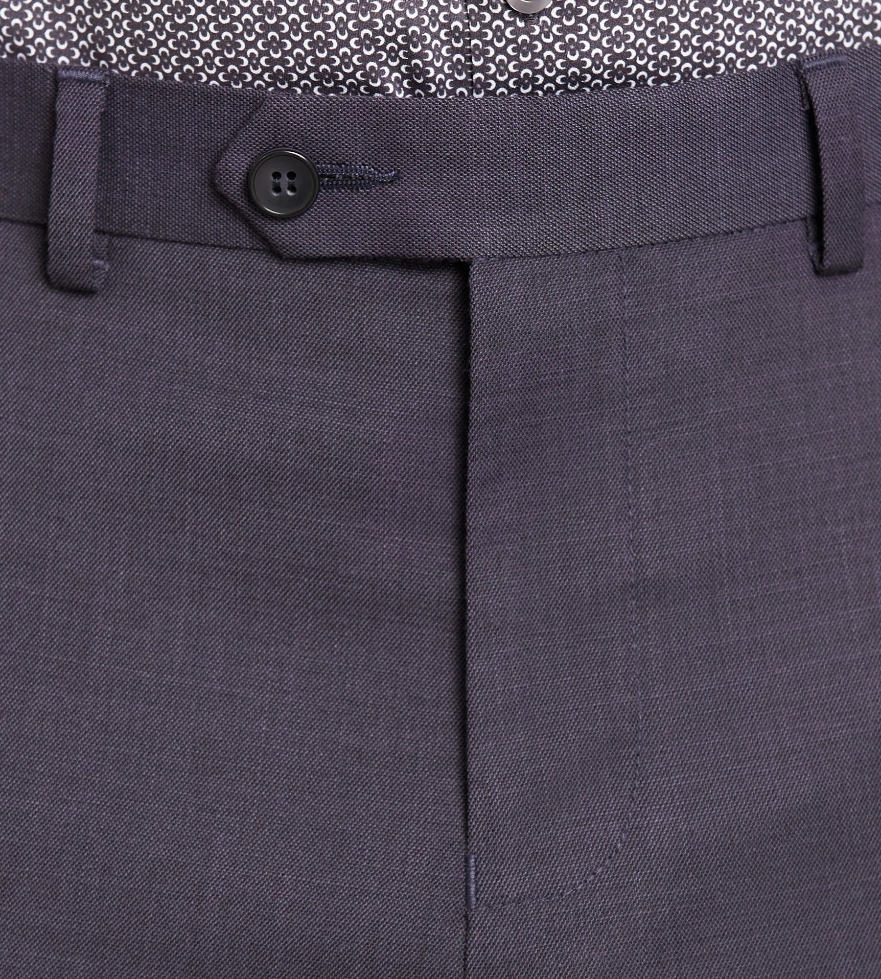 Modern Fit Deep Purple Solid Suit Pants