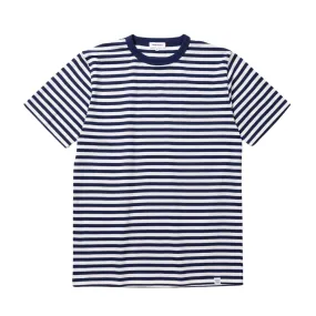 Niels Classic Stripe SS - Dark Navy