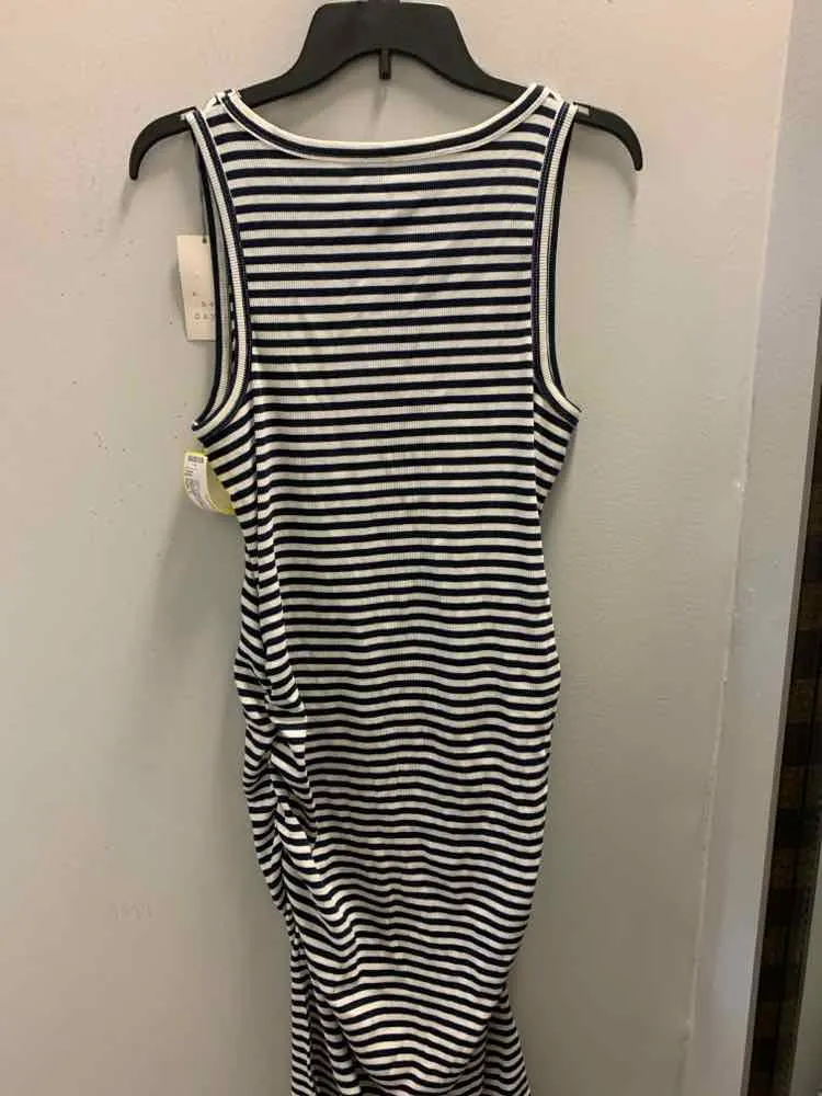 NWT A NEW DAY Dresses and Skirts Size L NAVY/WHT Stripe SLEEVELESS Dress