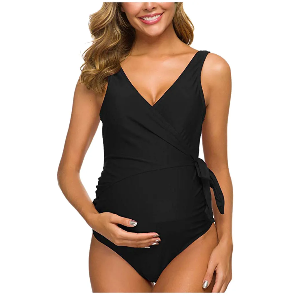 One-Piece bathing suit European And American Pregnant Women