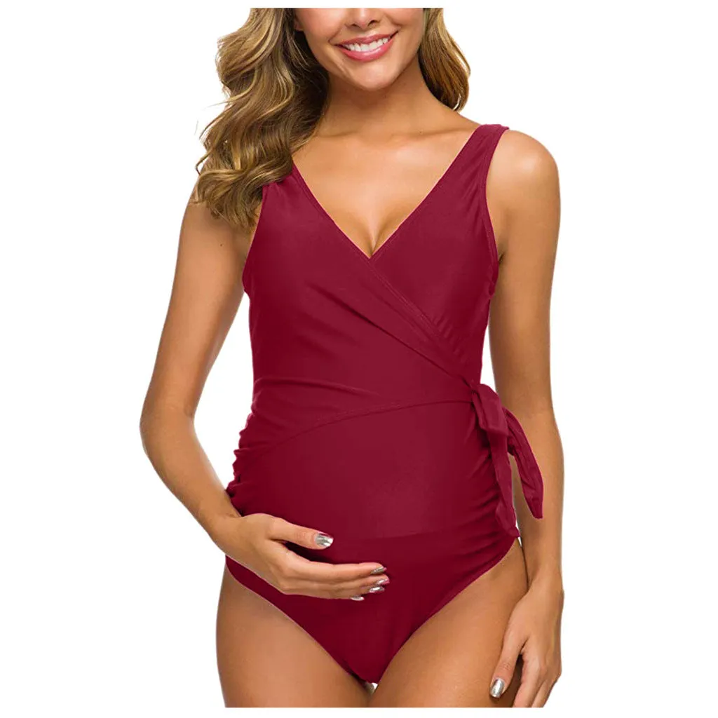 One-Piece bathing suit European And American Pregnant Women