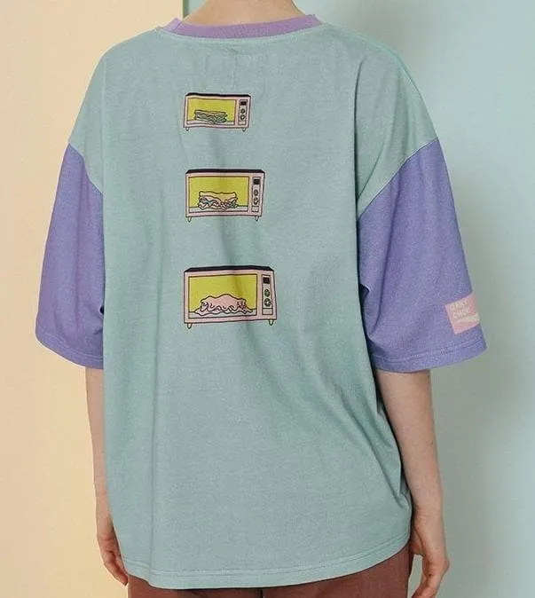 Pastel Tee with Print