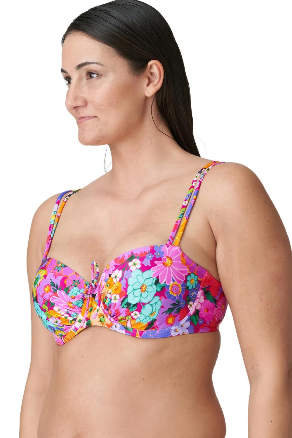 Prima Donna Najac Padded Balcony Bikini Top 4011016 Floral Expressions