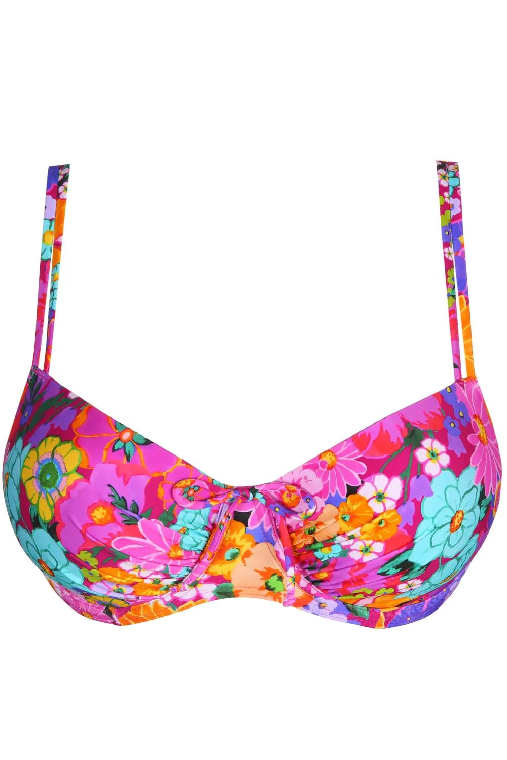 Prima Donna Najac Padded Balcony Bikini Top 4011016 Floral Expressions