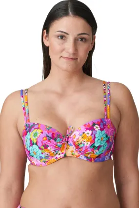 Prima Donna Najac Padded Balcony Bikini Top 4011016 Floral Expressions